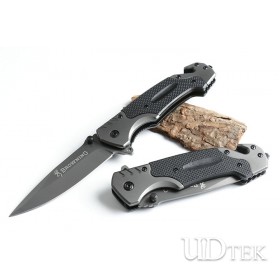 Browning FA18 fast opening folding knife with black G10 handle UD405313